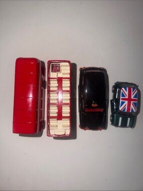 Hamleys London Double-Decker Bus Taxi Classic Car Toy Bus - Kids Cars & Vehicles